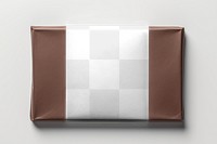 Chocolate box png mockup, transparent product packaging