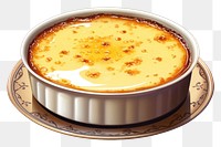 PNG Creme brulee food breakfast freshness. AI generated Image by rawpixel.