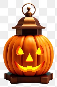 PNG Halloween lantern pumpkin anthropomorphic. 