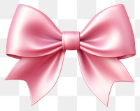 PNG pink satin ribbon bow