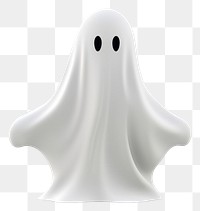 PNG Ghost cartoon white white background. AI generated Image by rawpixel.
