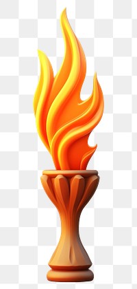 PNG Torch fire achievement creativity. 