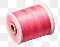 PNG Thread roll pink red material. 