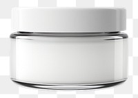 PNG Cosmetic jar cosmetics white background container. AI generated Image by rawpixel.