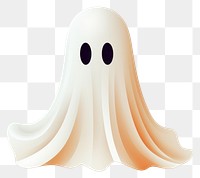 PNG White ghosy halloween cartoon celebration. 