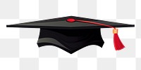 PNG Mortarboard graduation white background intelligence. 