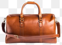 PNG Travel bag briefcase leather handbag. 