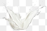 PNG Splash Milk milk white