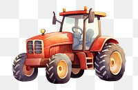 PNG Tractor vehicle wheel transportation. AI generated Image by rawpixel.