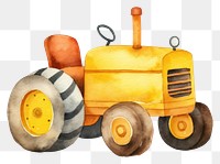 PNG Tractor vehicle transportation agriculture. AI generated Image by rawpixel.