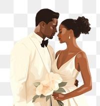 PNG Wedding dress portrait fashion. 