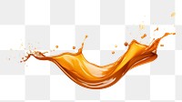 PNG Caramel sauce backgrounds white background splattered. 