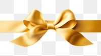 PNG Golden satin ribbon celebration anniversary accessories. AI generated Image by rawpixel.