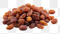 PNG Raisins food white background freshness