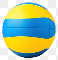 PNG Volleyball sports yellow sphere. AI generated Image by rawpixel.