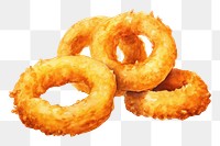 PNG Onion rings dessert food freshness. AI generated Image by rawpixel.