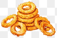 PNG Onion rings dessert pretzel pastry. AI generated Image by rawpixel.
