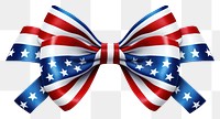 PNG American ribbon blue red  