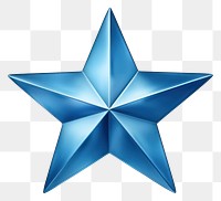 PNG Blue star symbol white background