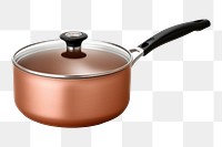 PNG Saucepan white background appliance cookware. 