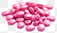 PNG Pill pink white background antioxidant. 