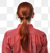 PNG Ponytail adult woman back. 