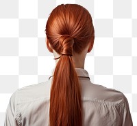 PNG Ponytail adult woman back. 