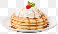 PNG Pancake cream dessert whipped. 