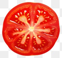 PNG Tomato slice vegetable juicy plant. AI generated Image by rawpixel.