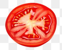 PNG Tomato slice vegetable juicy plant. AI generated Image by rawpixel.