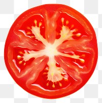 PNG Tomato vegetable slice plant. 