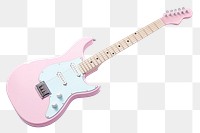 PNG Pastel electric guitar fretboard string purple. AI generated Image by rawpixel.