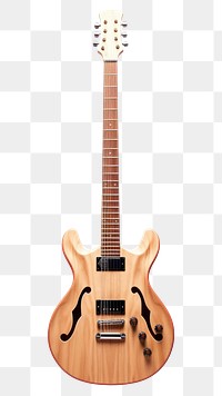 PNG Retro electric guitar string music wood. 