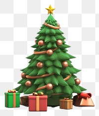 PNG Chrismas tree christmas plant white background. AI generated Image by rawpixel.