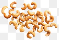 PNG Cashew food nut white background. AI generated Image by rawpixel.
