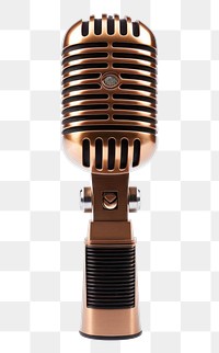 PNG Retro microphone white background technology music. 