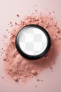 PNG Pink eye shadow mockup, transparent design