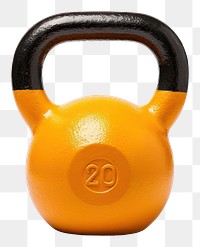 PNG Kettlebell sports gym white background. AI generated Image by rawpixel.