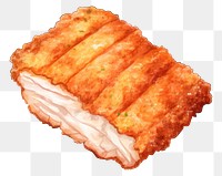 PNG Japanese Tonkatsu pork meat food  