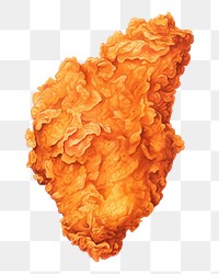 PNG Fried Chicken food white background fried chicken. 