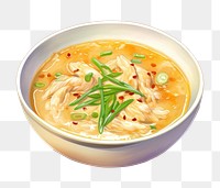 PNG Chicken ginseng soup food meal dish. 