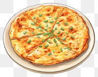 PNG Haemul Pajeon pizza plate food. 