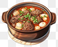 PNG Ox Bone Soup food stew soup. AI generated Image by rawpixel.