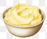 PNG Creamy Buttery Mashed Potato cream dessert butter. 