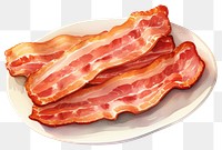 PNG Bacon bacon meat pork. 