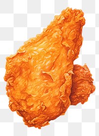 PNG Fried Chicken food white background fried chicken. 