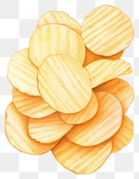 PNG  Potato chips vegetable potato plant. AI generated Image by rawpixel.