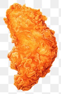 PNG Fried Chicken food white background fried chicken. 