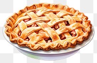 PNG Apple Pie american pie dessert food. AI generated Image by rawpixel.