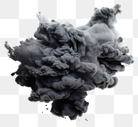 PNG Black smoke white background splattered